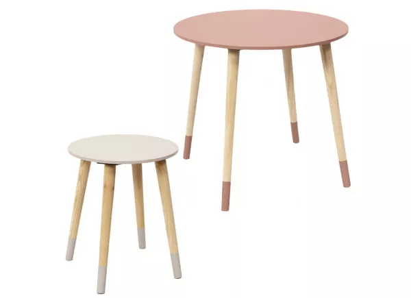 Set de 2 mesitas nido LEA