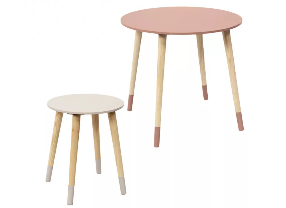 Set de 2 mesitas nido LEA