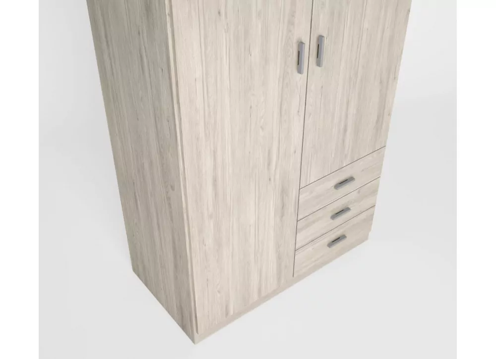 ARMÁRIO TREVI 2 PORTAS E 3 GAVETAS