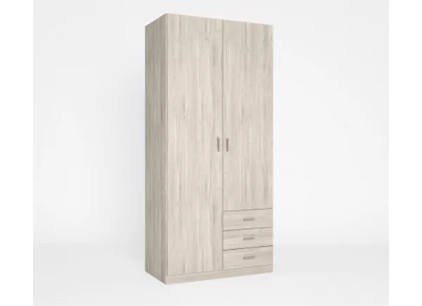 ARMÁRIO TREVI 2 PORTAS E 3 GAVETAS