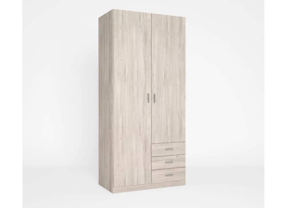 ARMÁRIO TREVI 2 PORTAS E 3 GAVETAS