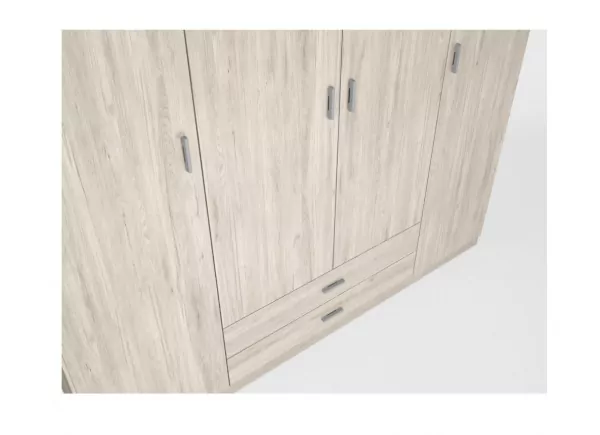 Armario 4 puertas y 2 cajones TREVI Armario 4 puertas y 2 cajones TREVI