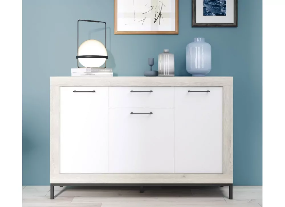 Aparador com 3 portas e 1 gaveta HALLBY