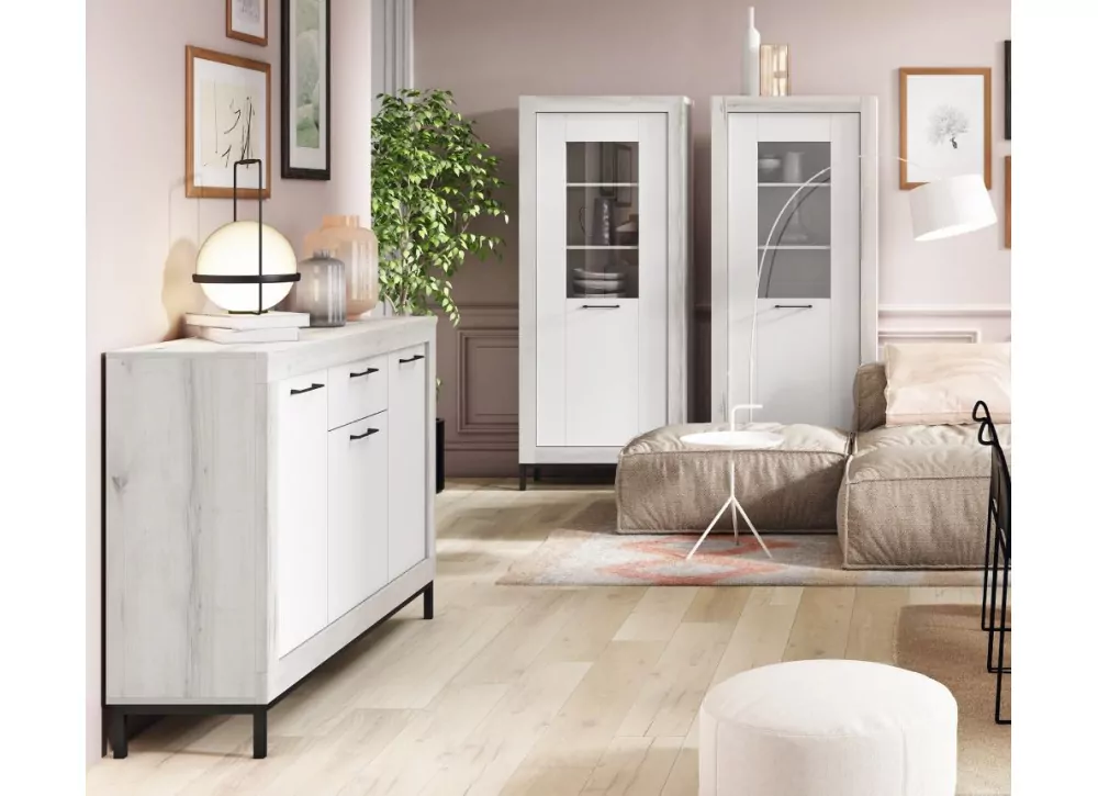 Aparador com 3 portas e 1 gaveta HALLBY