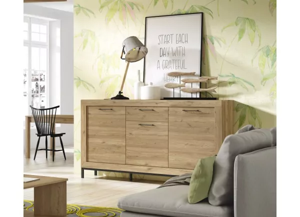 Aparador 3 puertas y 1 cajón HALLBY Aparador 3 puertas y 1 cajón HALLBY