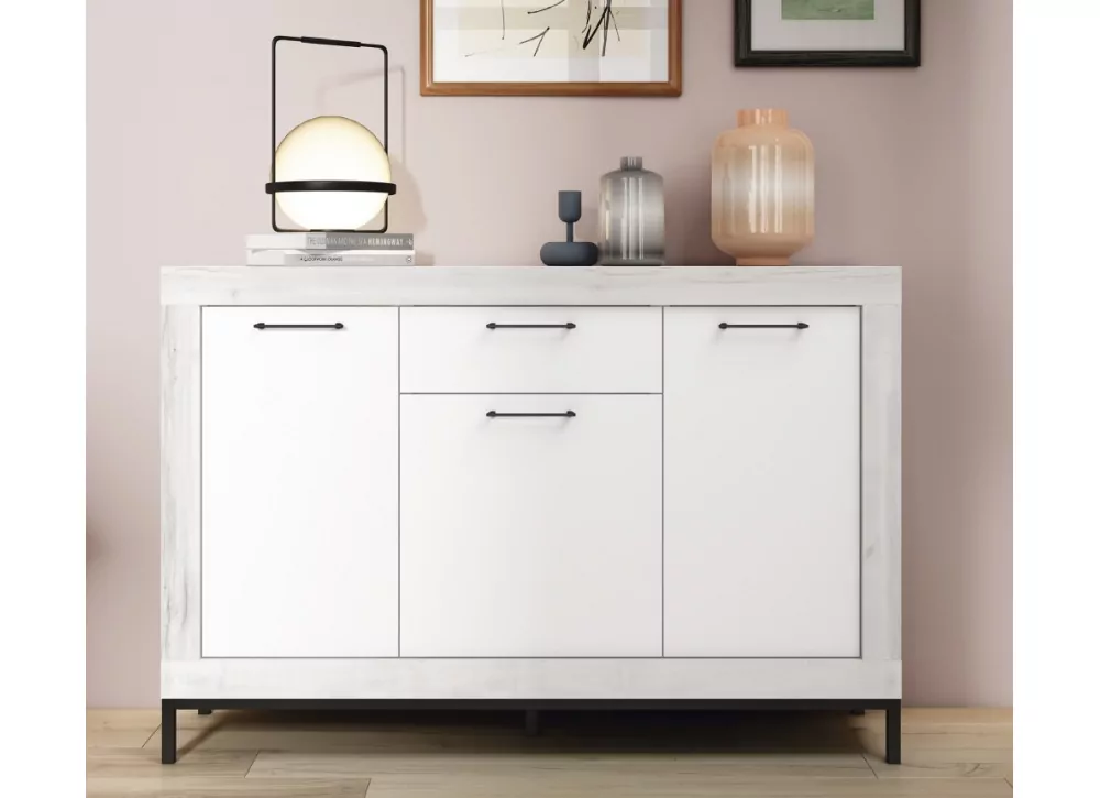 Aparador com 3 portas e 1 gaveta HALLBY
