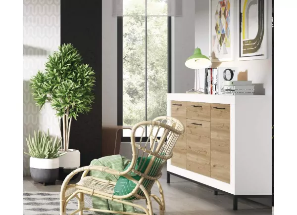 Aparador com 3 portas e 1 gaveta HALLBY Aparador com 3 portas e 1 gaveta HALLBY