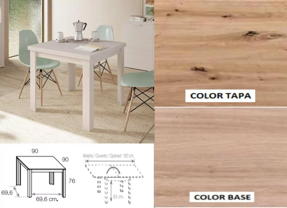 Mesa de jantar extensível ATLANTIS Mesa de jantar extensível ATLANTIS