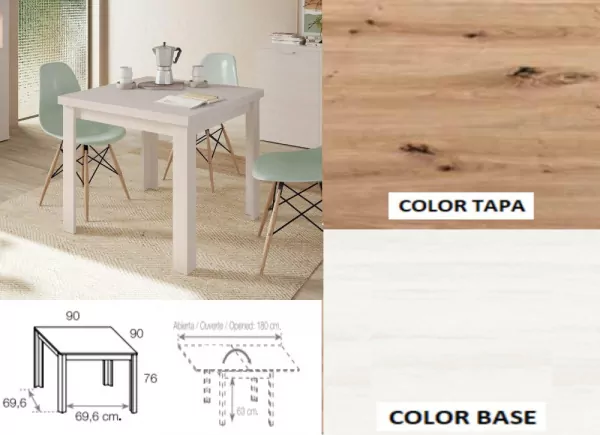 Mesa de jantar extensível ATLANTIS Mesa de jantar extensível ATLANTIS