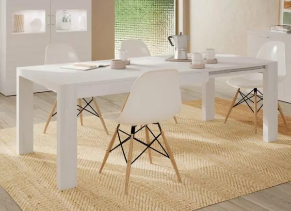 Mesa de jantar extensível com pés deslizantes ATLANTIS Mesa de jantar extensível com pés deslizantes ATLANTIS