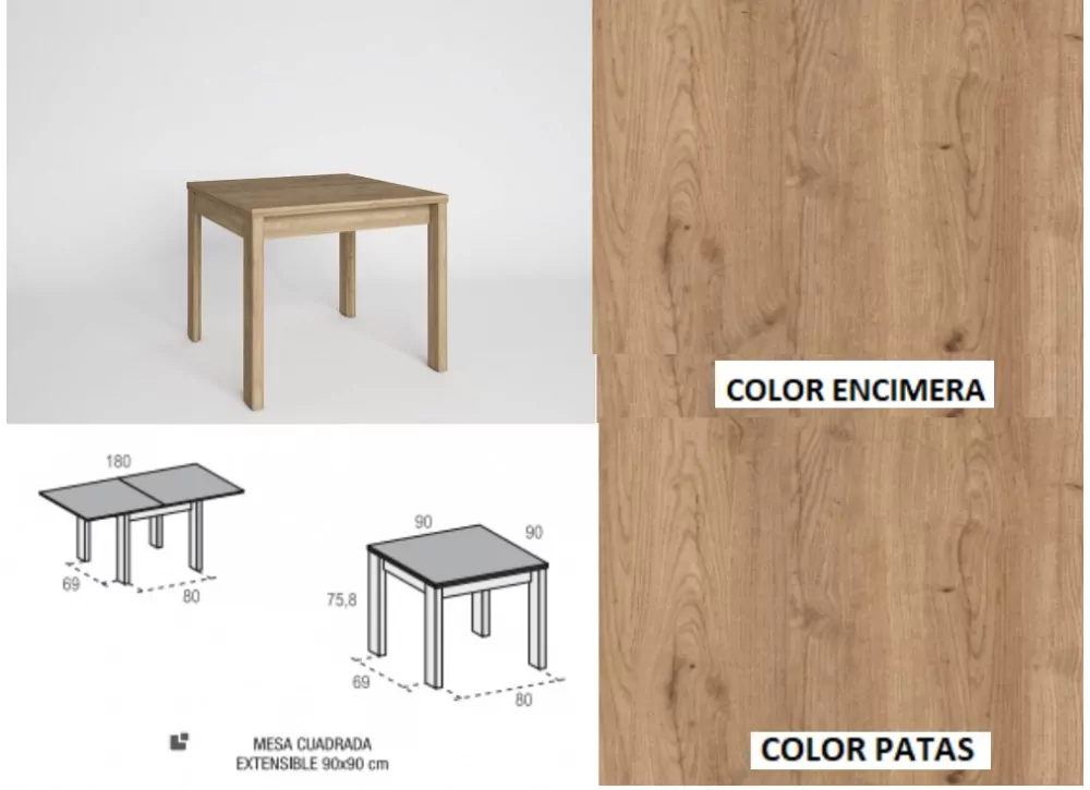 Mesa de comedor extensible libro ENGLAND Mesa de comedor extensible libro ENGLAND