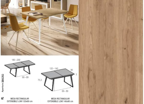 Mesa de comedor apertura sincro ENGLAND Mesa de comedor apertura sincro ENGLAND