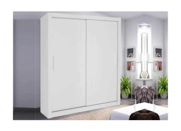 Armário com portas de correr molduradas GRECIA Armário com portas de correr molduradas GRECIA