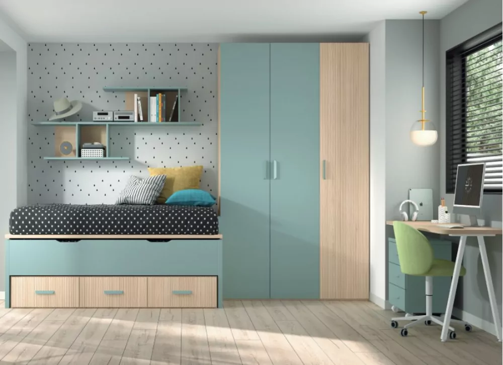 Cama compacta do quarto completo CORBAN SUITE Cama compacta do quarto completo CORBAN SUITE