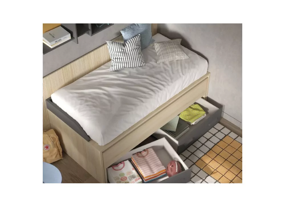 Compacto cama oculta y 2 cajones CORBAN MAXI Compacto cama oculta y 2 cajones CORBAN MAXI