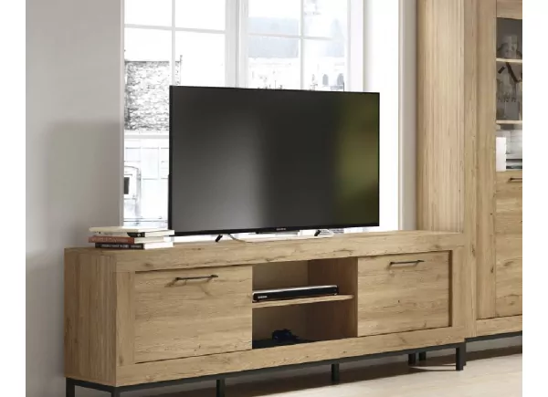Mueble para salón color madera HALLBY Mueble para salón color madera HALLBY