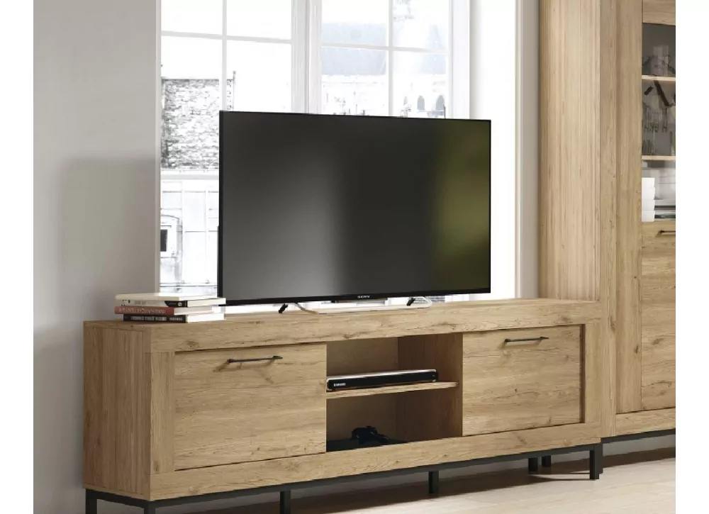Mueble para salón color madera HALLBY Mueble para salón color madera HALLBY