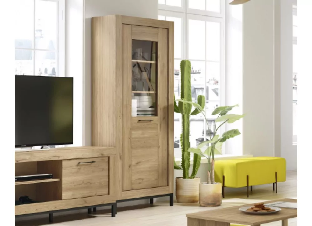 Mueble para salón color madera HALLBY Mueble para salón color madera HALLBY
