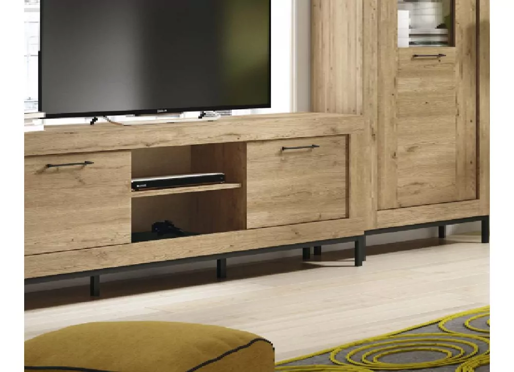 Mueble para salón color madera HALLBY Mueble para salón color madera HALLBY