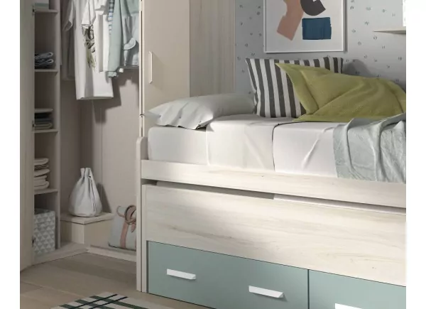 Compacto cama oculta y 2 cajones CORBAN MAXI Compacto cama oculta y 2 cajones CORBAN MAXI