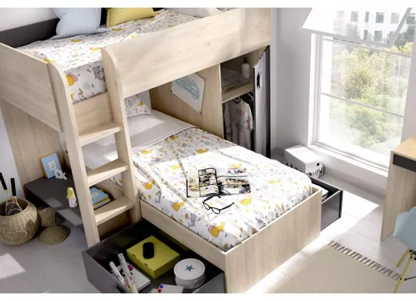 Dormitorio tren reversible CONVER Dormitorio tren reversible CONVER