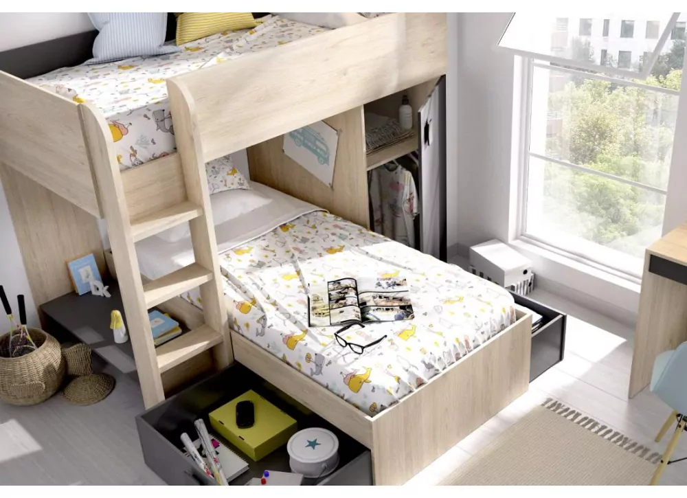 Dormitorio tren reversible CONVER