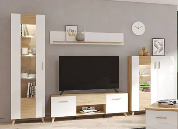 Estante de pared para librería salón BRETAÑA Estante de pared para librería salón BRETAÑA