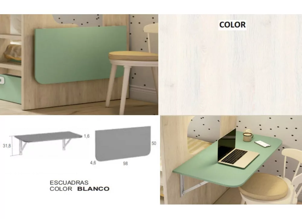 Mesa de estudio plegable CLEO
