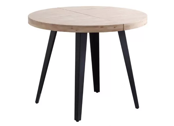 Mesa de comedor redonda extensible EIRE