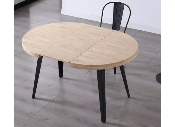 Mesa de comedor redonda extensible EIRE