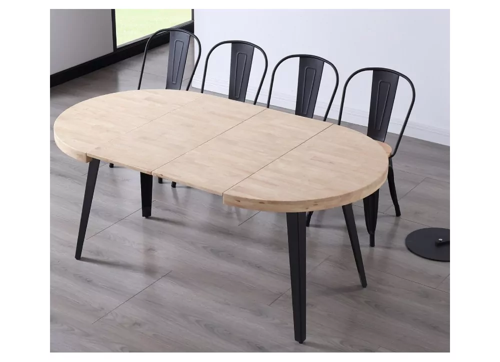 Mesa de comedor redonda extensible EIRE