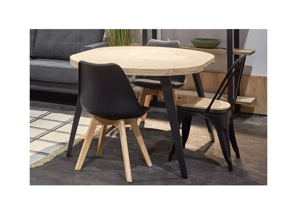 Mesa de comedor redonda extensible EIRE