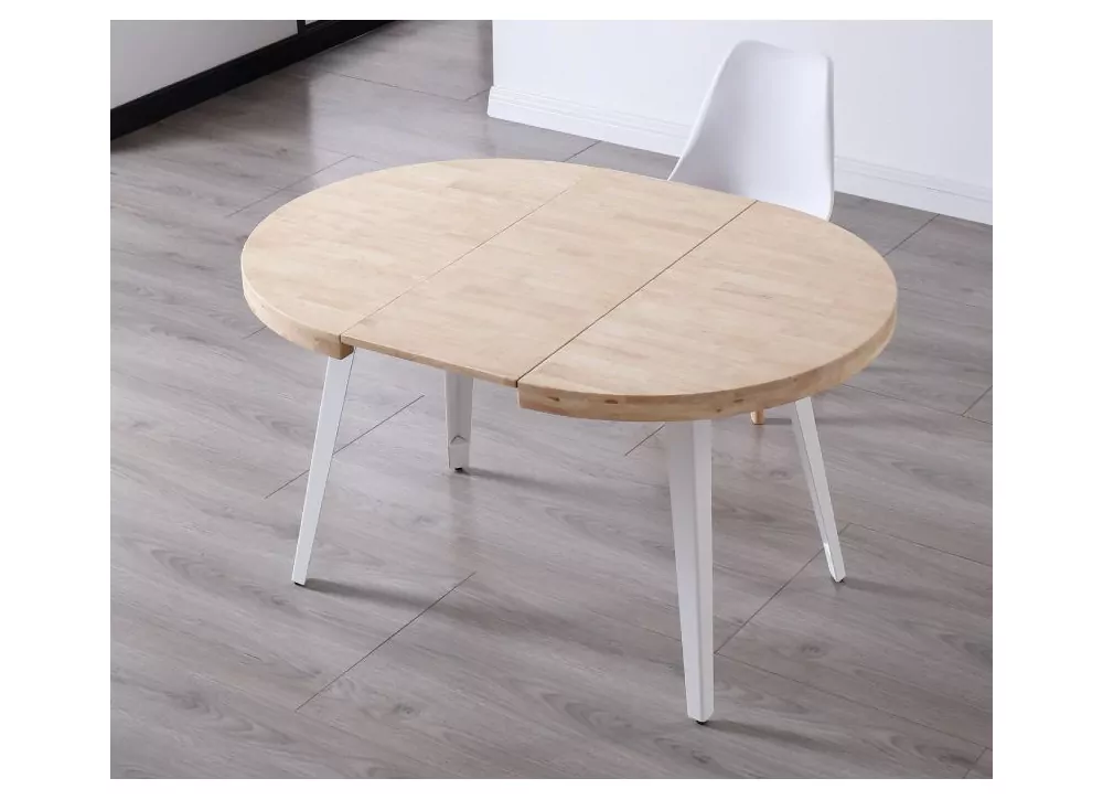 Mesa de comedor redonda extensible EIRE Mesa de comedor redonda extensible EIRE
