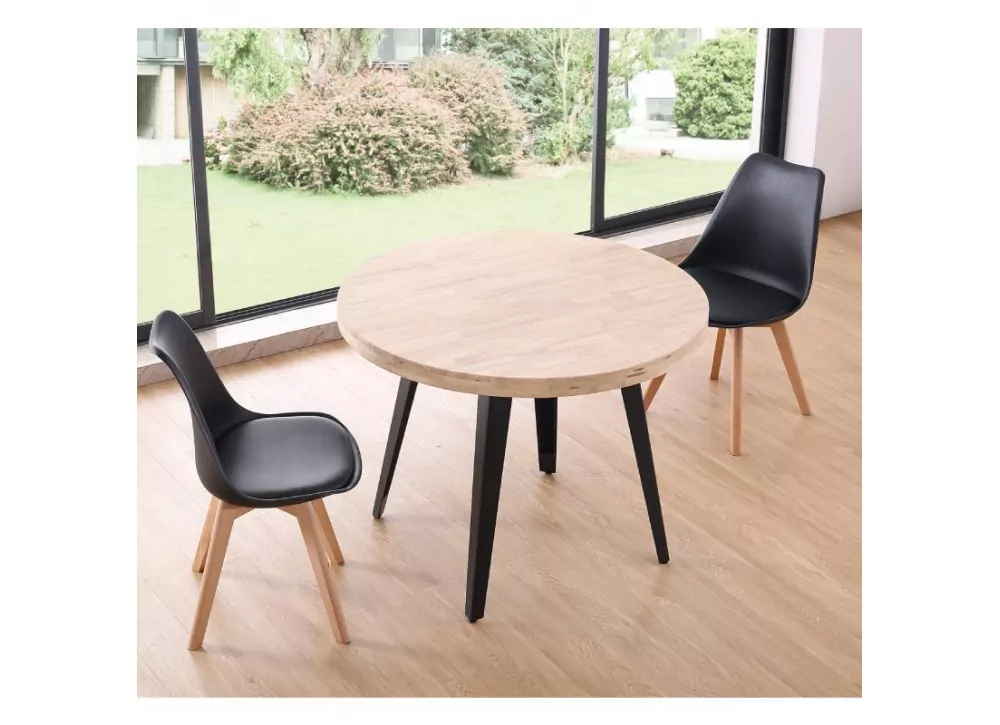 Mesa de comedor redonda fija ASCOT