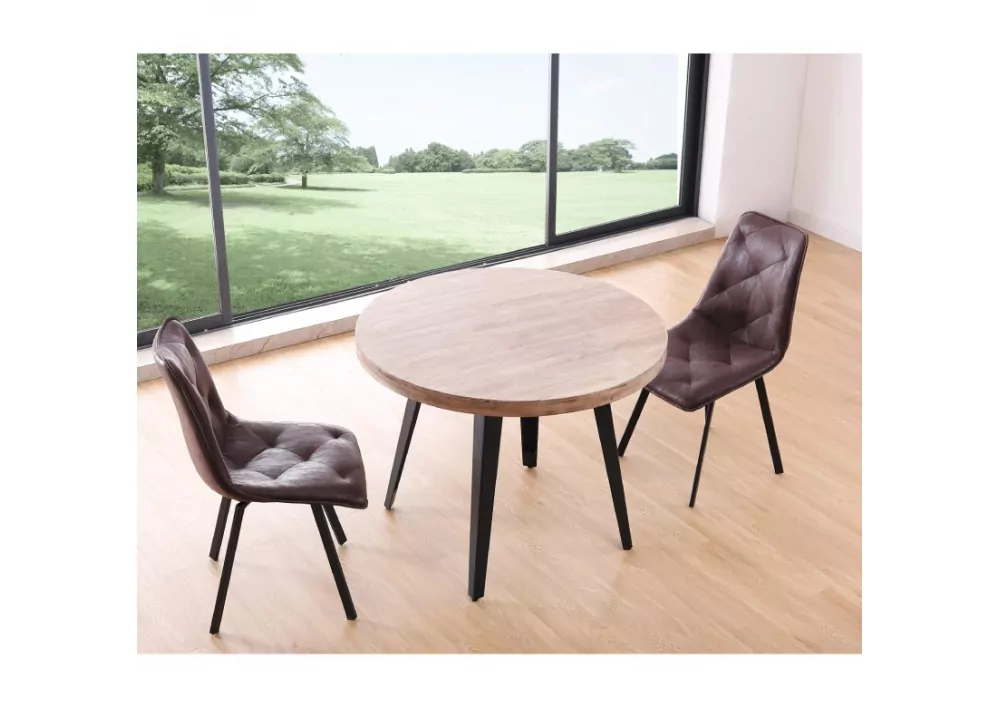 Mesa de jantar redonda fixa ASCOT Mesa de jantar redonda fixa ASCOT