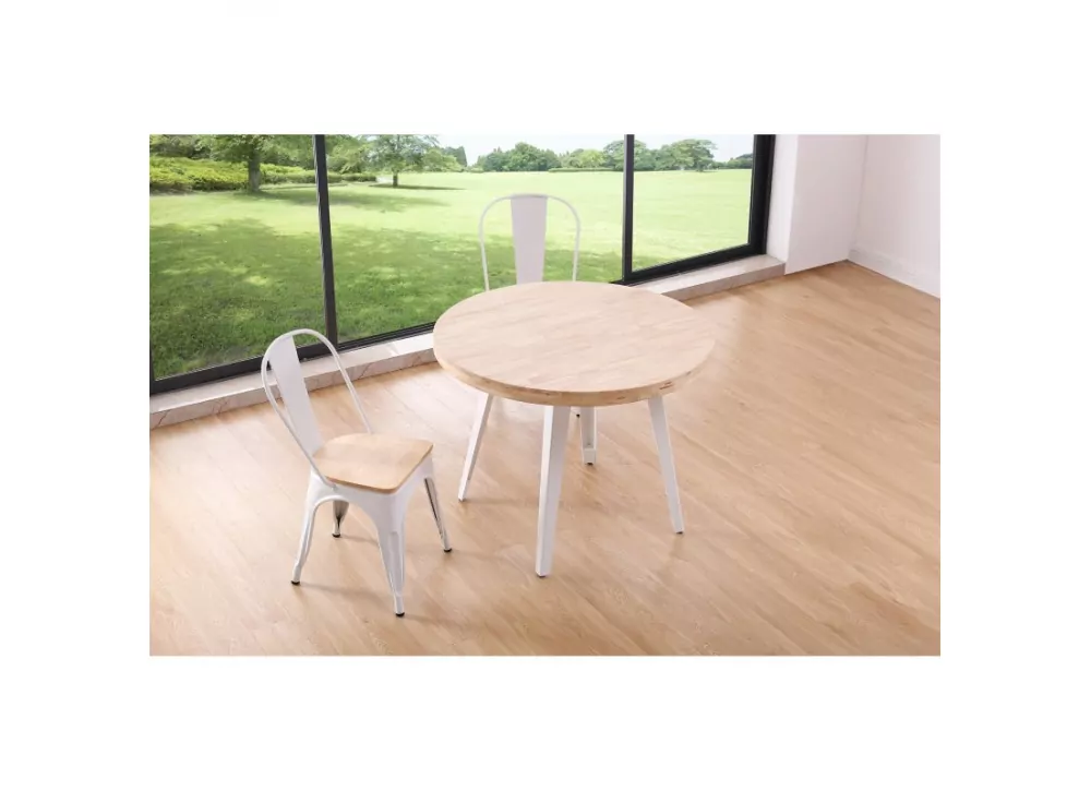 Mesa de comedor redonda fija ASCOT