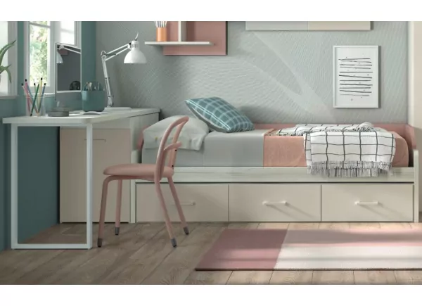 Armário de quarto sob gavetas com guias Corban PLUS