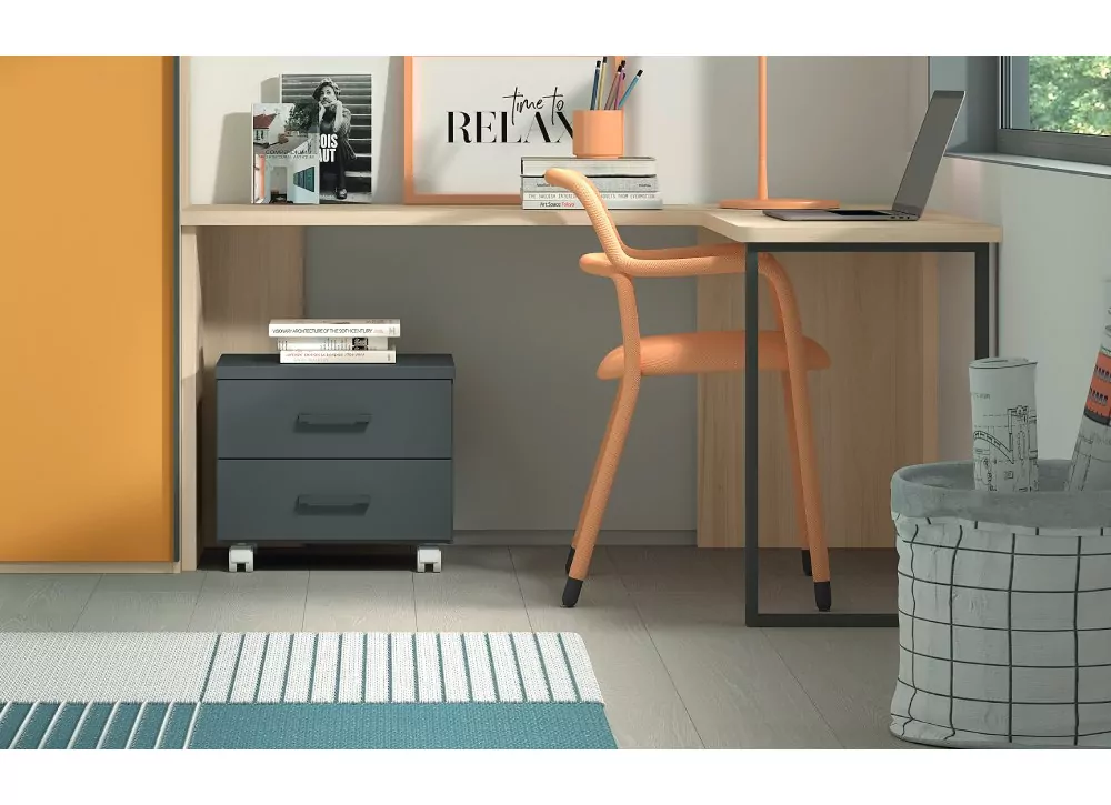 Quarto Compacto Sob 3 Containers com Guias de Corban PLUS