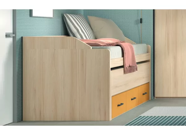 Quarto Compacto Sob 3 Containers com Guias de Corban PLUS