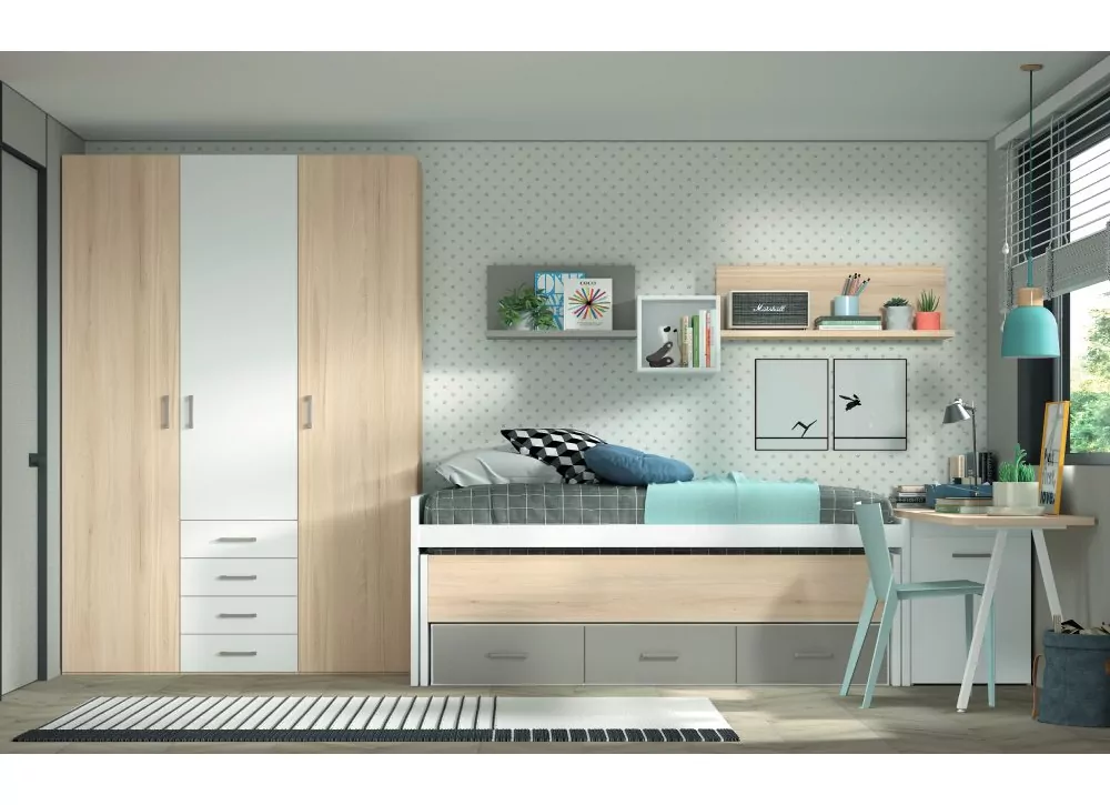 Quarto Bicama + Arcon + Studio Tabela Corban PLUS