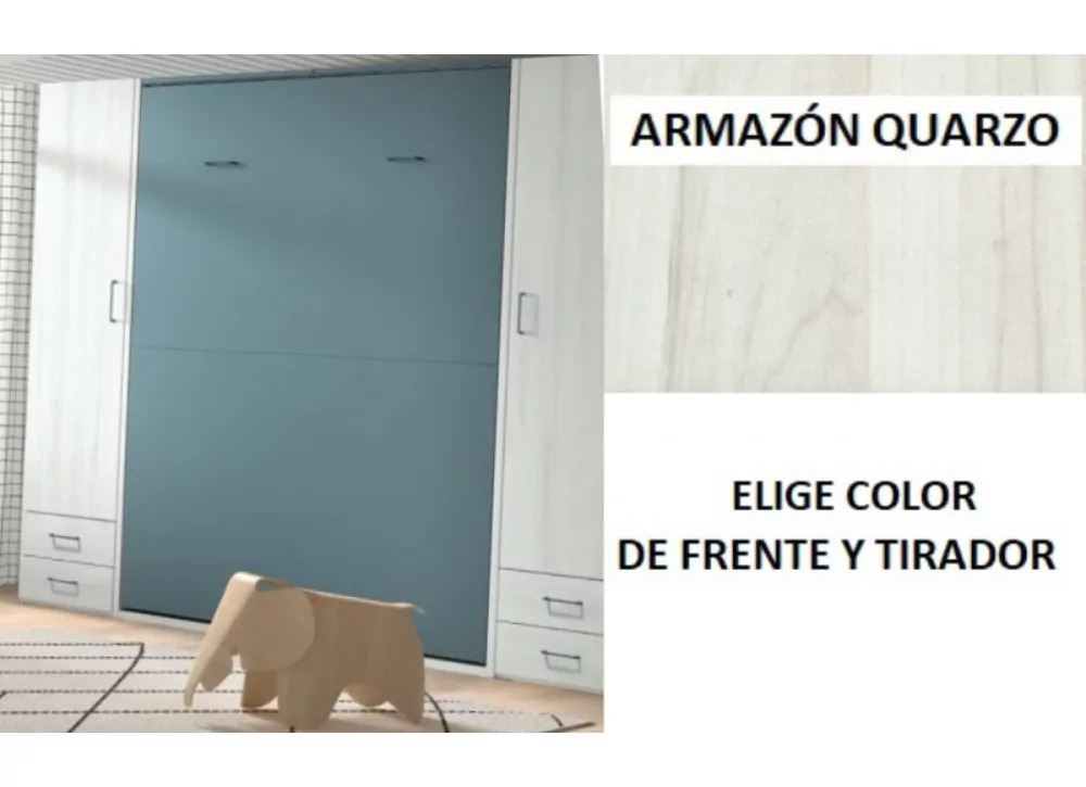 Cama dobrável vertical de 135 ou 150 PLUS