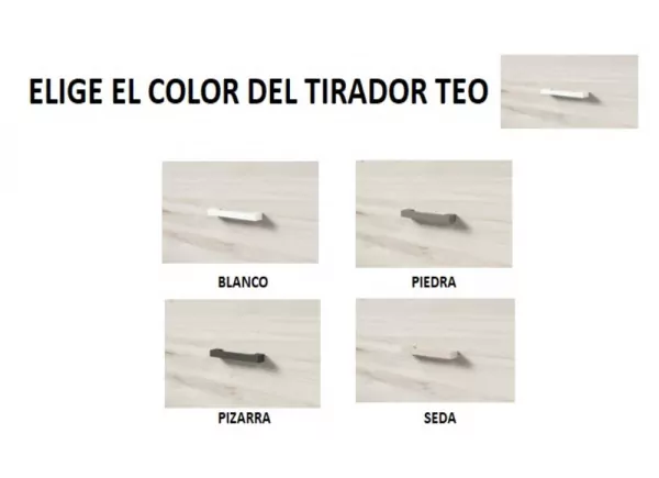 Armario 3 puertas batientes y 4 cajones corban PLUS