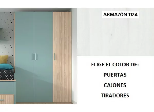 Armario 3 puertas batientes corban PLUS