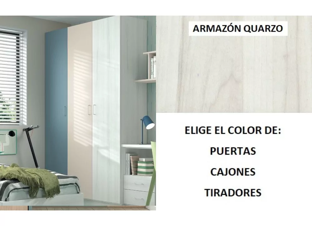 Armario 3 puertas batientes corban PLUS Armario 3 puertas batientes corban PLUS