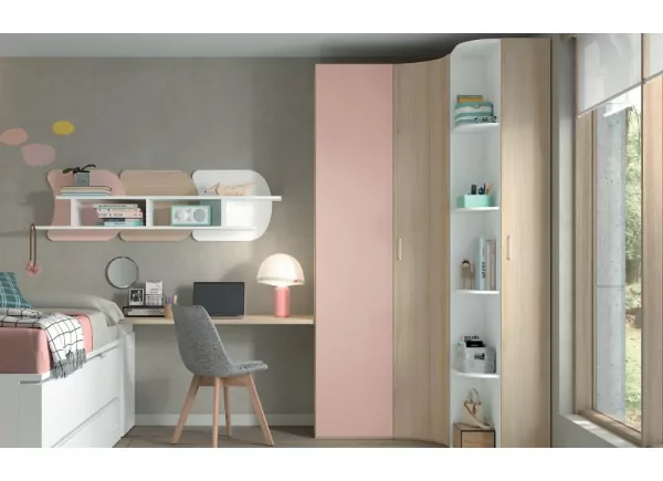 Armario rincón curvo recto corban PLUS