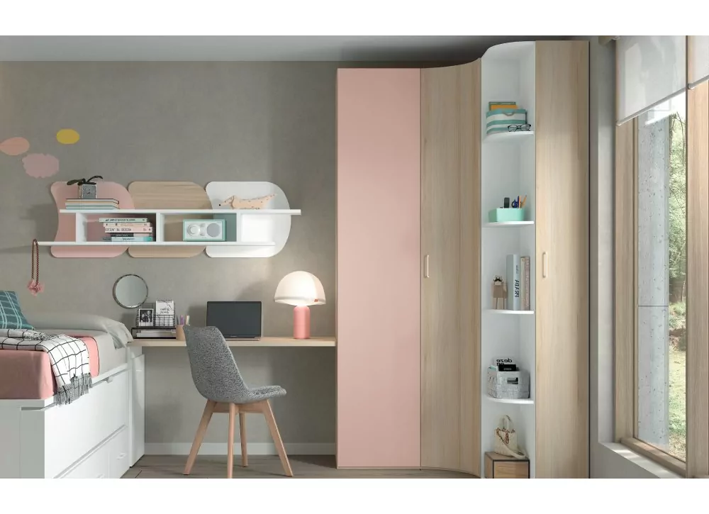 Armario rincón curvo recto corban PLUS