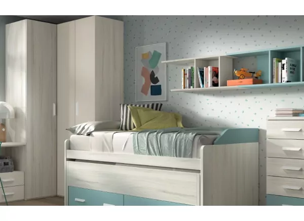 Armario rincón escuadra puertas plegable corban PLUS Armario rincón escuadra puertas plegable corban PLUS