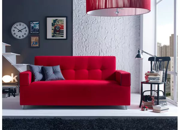 Sofá de três lugares Chicago taupé Sofá de três lugares Chicago taupé