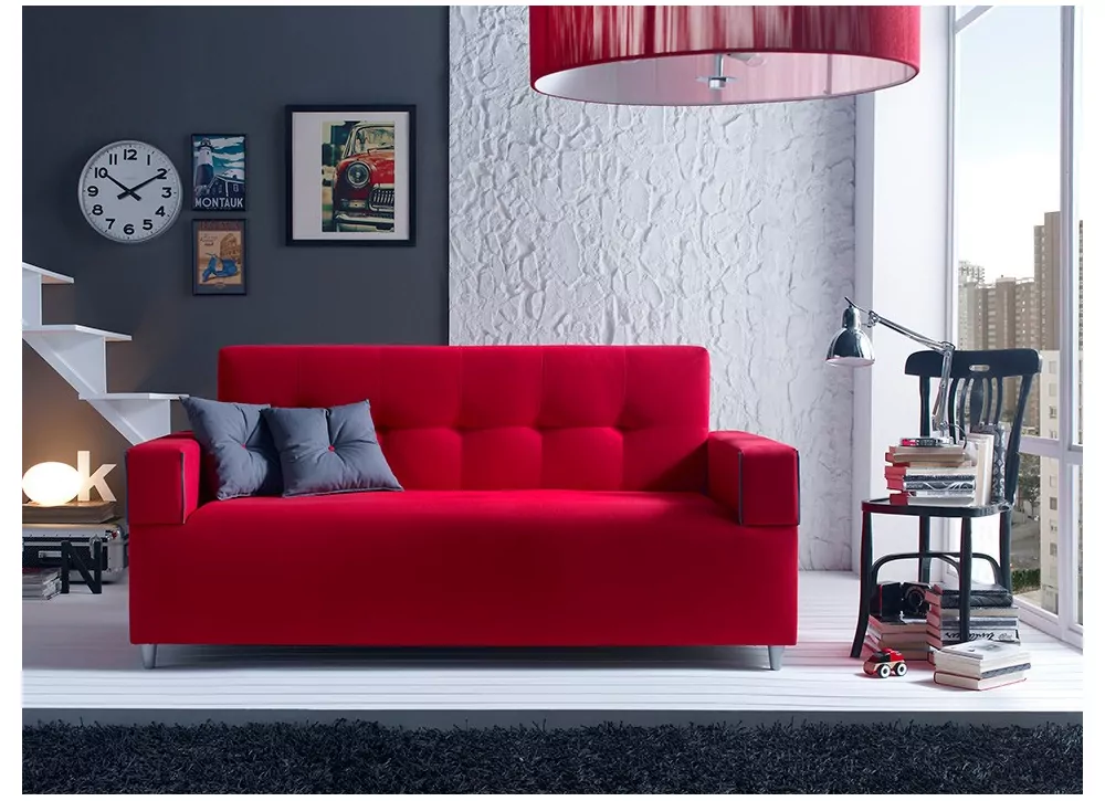 Sofá de três lugares Chicago taupé Sofá de três lugares Chicago taupé