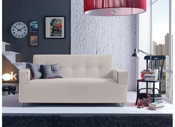 Sofá de tres plazas Chicago taupé